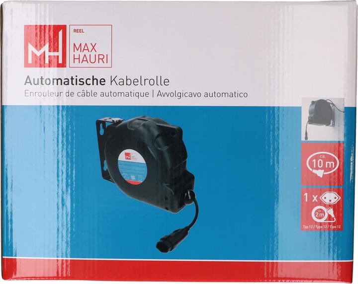 Actual product image Max Hauri maxReeL Automatic cable reel (10 m, 1.50 mm²)