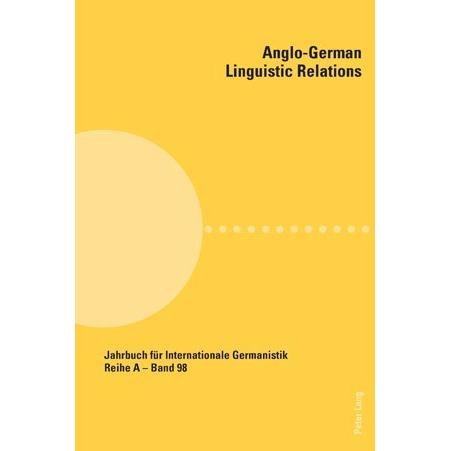 Anglo-German Linguistic Relations, Fachbücher von Falco Pfalzgraf, F. J. Rash
