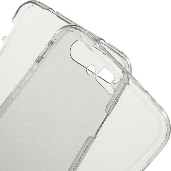 Produktbild König Design Apple iPhone 8 Plus Full Body 360 Silikon Schutzhülle Handyhülle Case Hülle Grau (Apple iPhone 8 Plus)