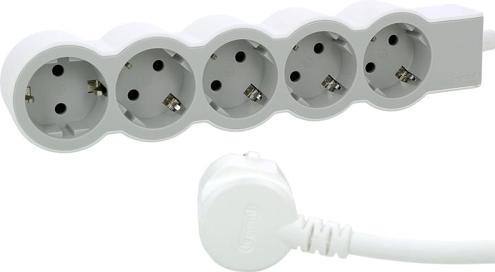 Produktbild Legrand Flache Steckdosenleiste, 5-fach Steckdose (5 x, CEE 32/5, 1.50 m)