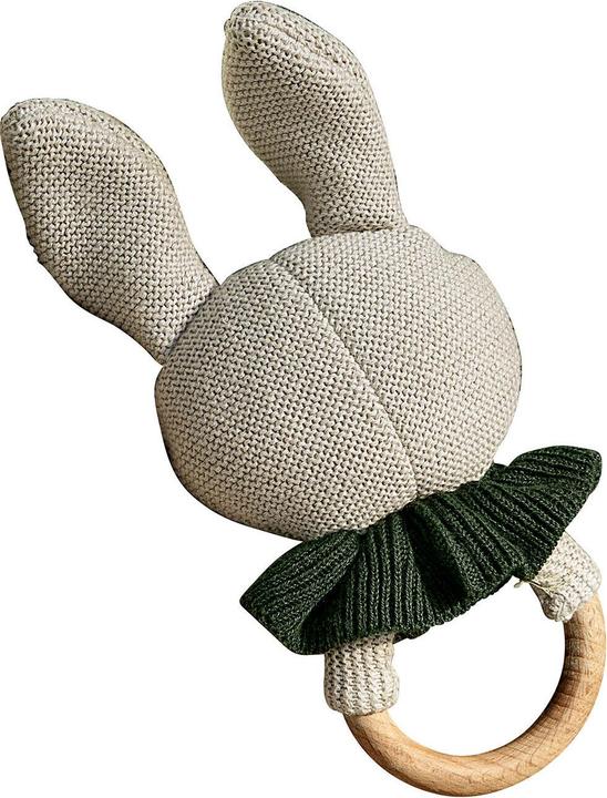 Actual product image Loberon Spielzeugring Cuddlecloud beige/grün (20 cm)