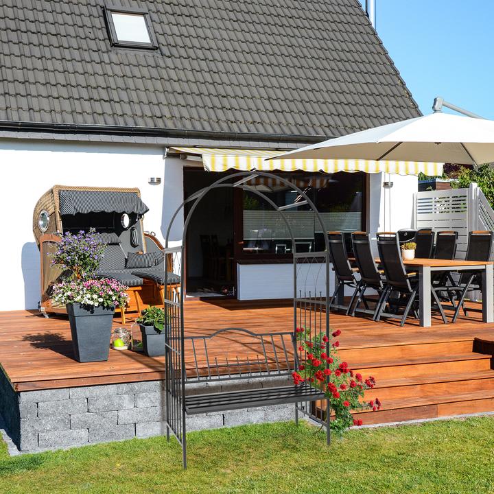 Produktbild Relaxdays Rosenbogen (59 cm, 114 cm)