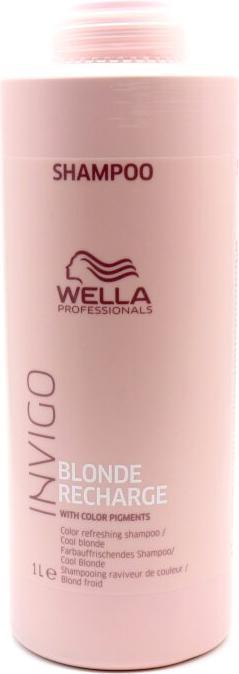 Immagine prodotto Wella INVIGO Blonde Recharge Refreshing Shampoo Cool Blonde (1000 ml, Shampoo liquido)