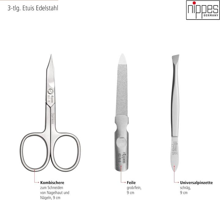 Actual product image Nippes Maniküre Set Leone (3-teilig)