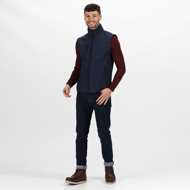 Actual product image Regatta Mens Octagon 3 Layer Printable Softshell Bodywarmer (4XL)