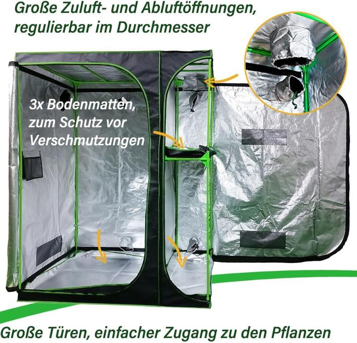 Actual product image Kingpower Grow-Zelt für Pflanzenzucht