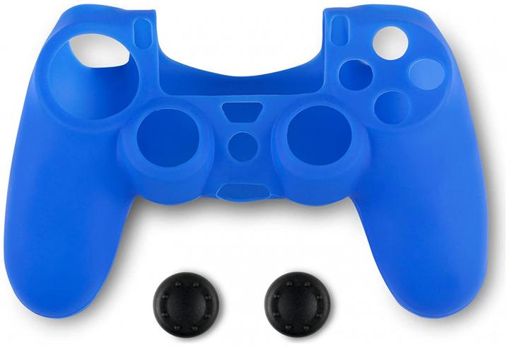 Actual product image Spartan Gear Silicon Skin Cover Controller and Thumb Grips Blue PS4 (PS4)