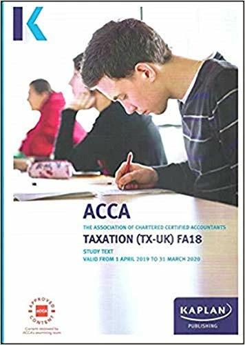Immagine prodotto TAXATION (TX) (FA18) - STUDY TEXT (Inglese, Kaplan Publishing, 2018)