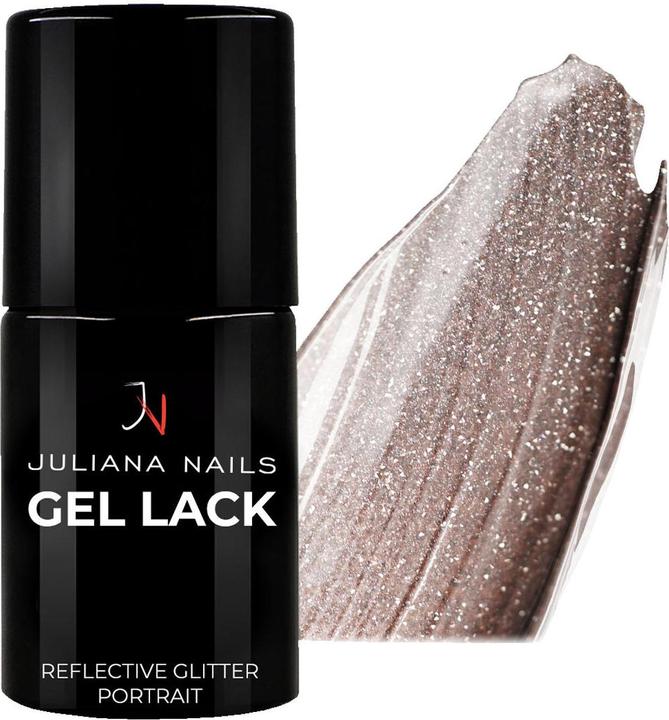 Reflective Glitter Portrait