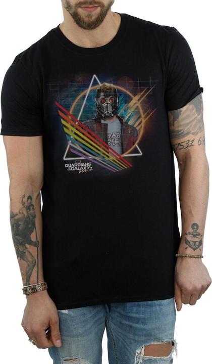 Produktbild Guardians Of The Galaxy Neon Star Lord Masked TShirt (L)