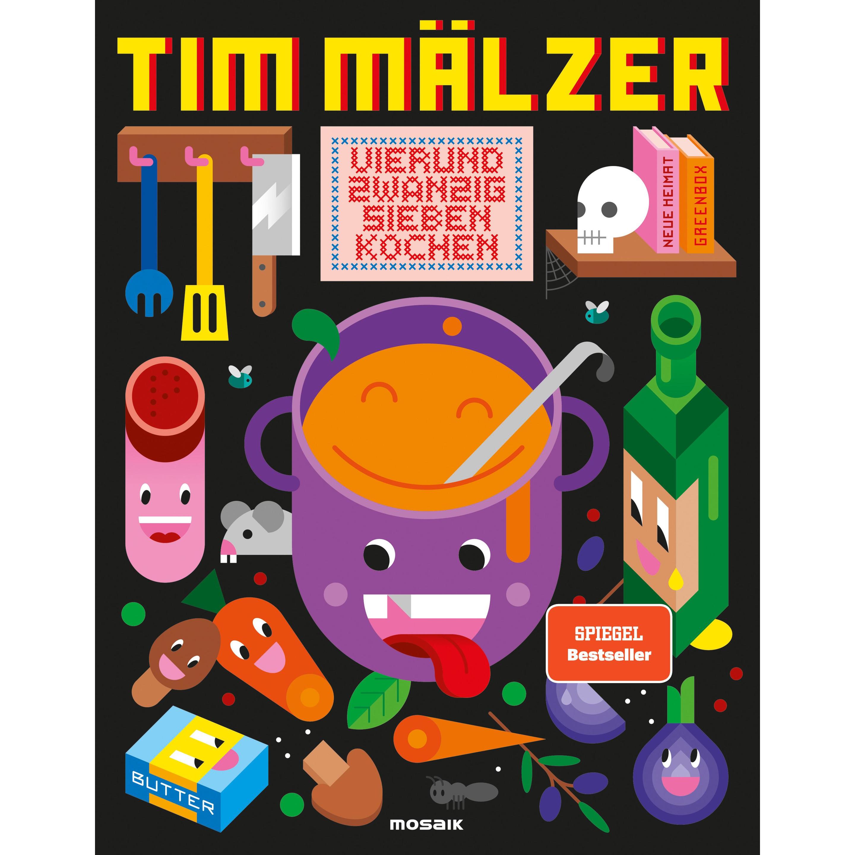 Vierundzwanzigsieben kochen, Ratgeber von Tim Mälzer