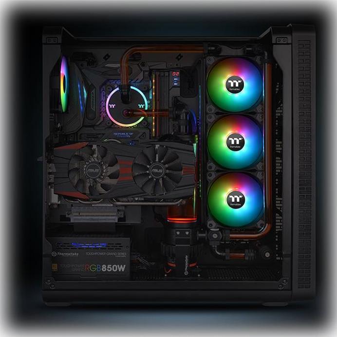 Actual product image Thermaltake Pure 12 ARGB Sync (120 mm, 3 x)