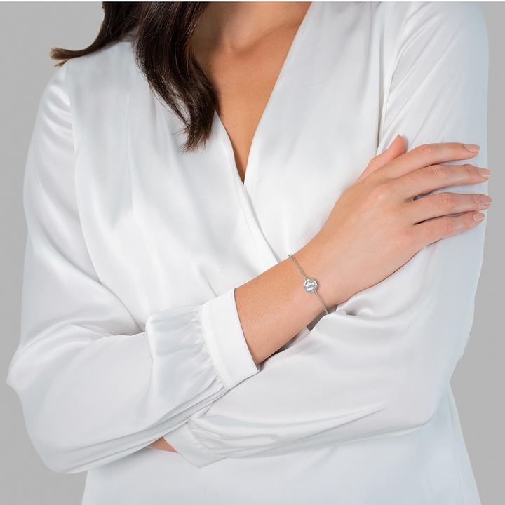Produktbild Glanzstücke München Damen Kreis Sterling Silber silber - 31614 (17 cm, Sterling Silber)