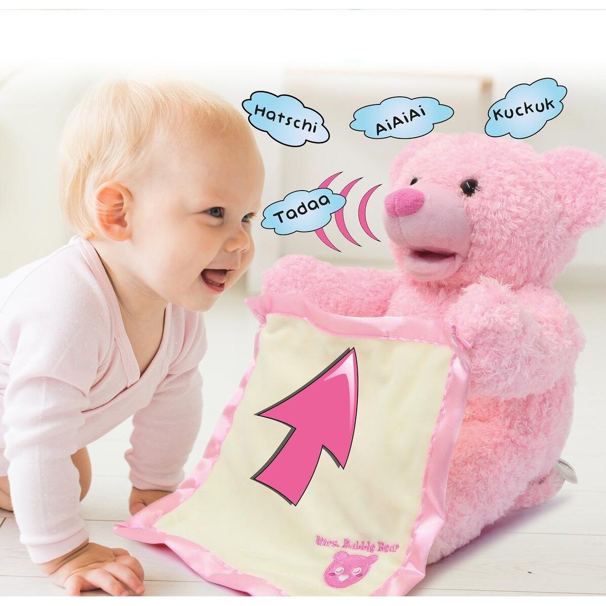 Thumbnail - Jamara Kids Mrs. Babble Bear pink (26 cm)