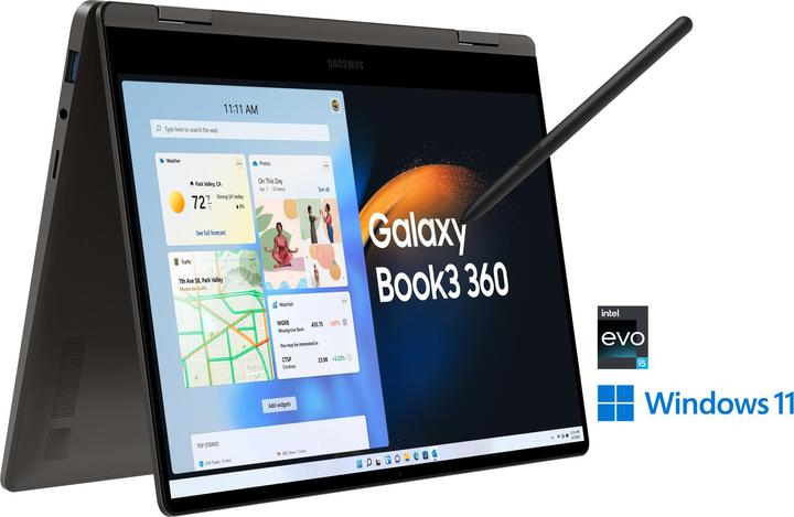 Image du produit Samsung Galaxy Book3 360 (13.30", Intel Core i5-1340P, 8 Go, 256 Go, DE)