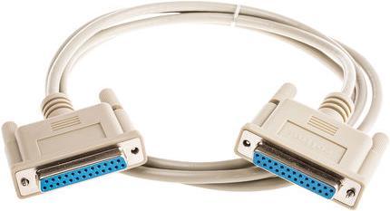 Actual product image Roline Serial cable, Sub-D 25 socket / Sub-D 25 socket (1.80 m, VGA)