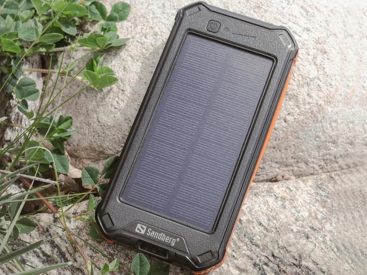Actual product image Sandberg 3in1 Solar Powerbank 10000 (10000 mAh, 10.50 W, 37 Wh)
