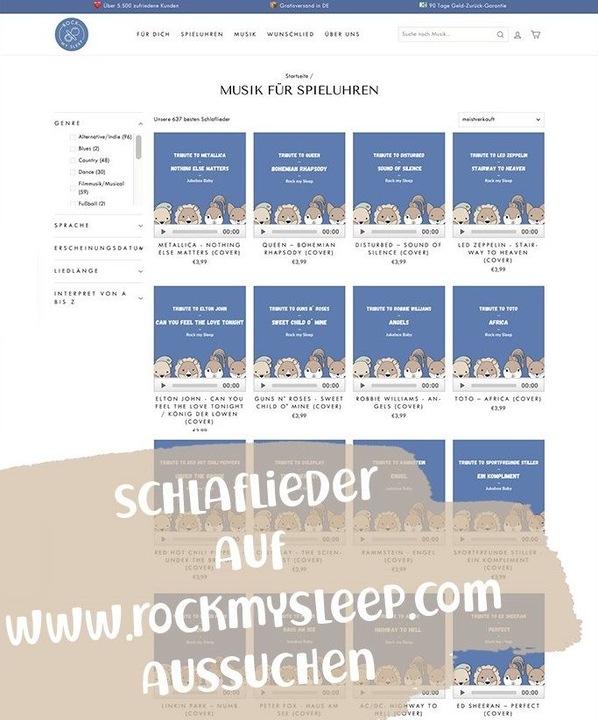 Produktbild Rock my Sleep EDDIE der Löwe im Stoffsack