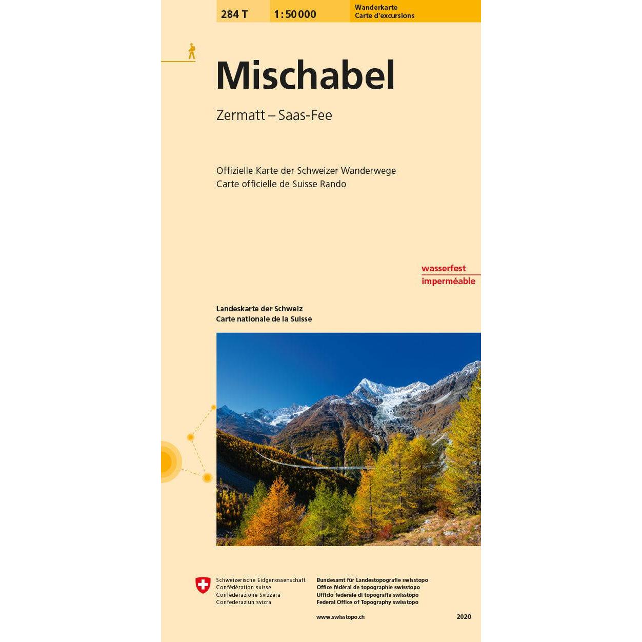 Mischabel 50000, Landkarte