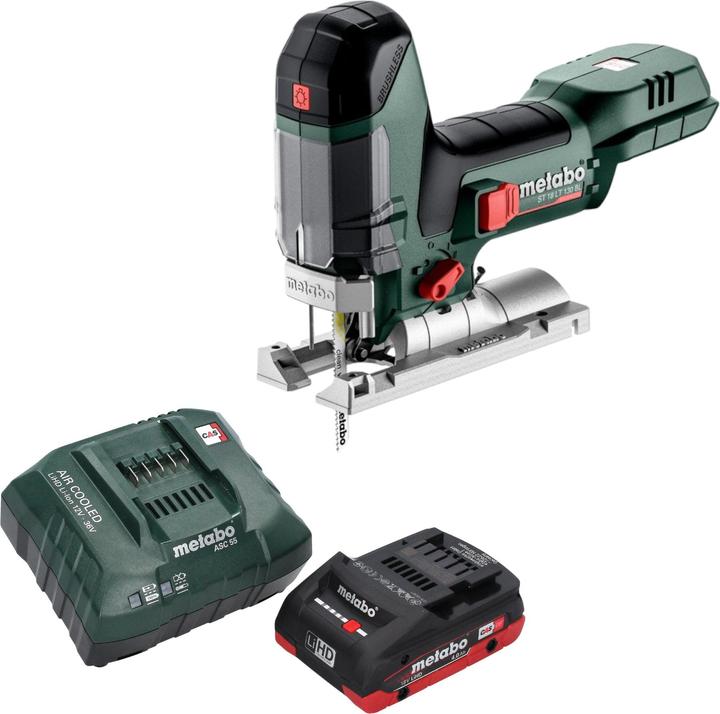 Metabo ST 18 LT 130 BL cordless jigsaw 18 V 130 mm brushless + 1x LiHD battery 4.0 Ah + charger