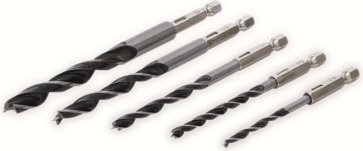 Produktbild BGS Holzbohrer-Satz 4 - 10 mm Sechskantantrieb 5-tlg. (10 mm, 4 mm, 6 mm, 8 mm, 5 mm)