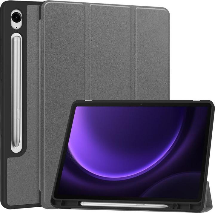 Image du produit Cover-Discount Galaxy Tab S9 / S9 FE - Smart Case silicone gris (Samsung Galaxy Tab S10 FE)