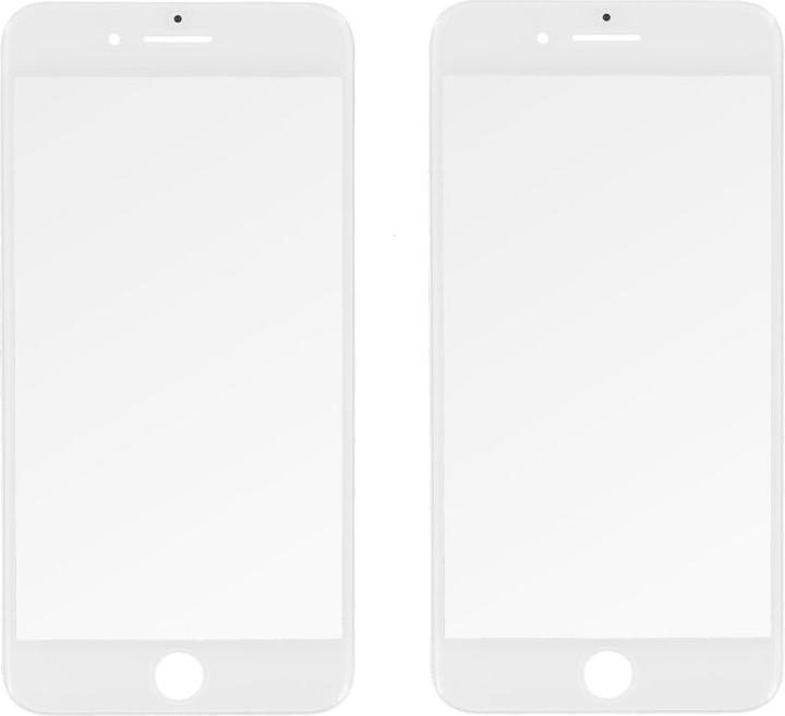 Actual product image OEM Display glass for iPhone 7 Plus white (Display, iPhone 7 Plus)