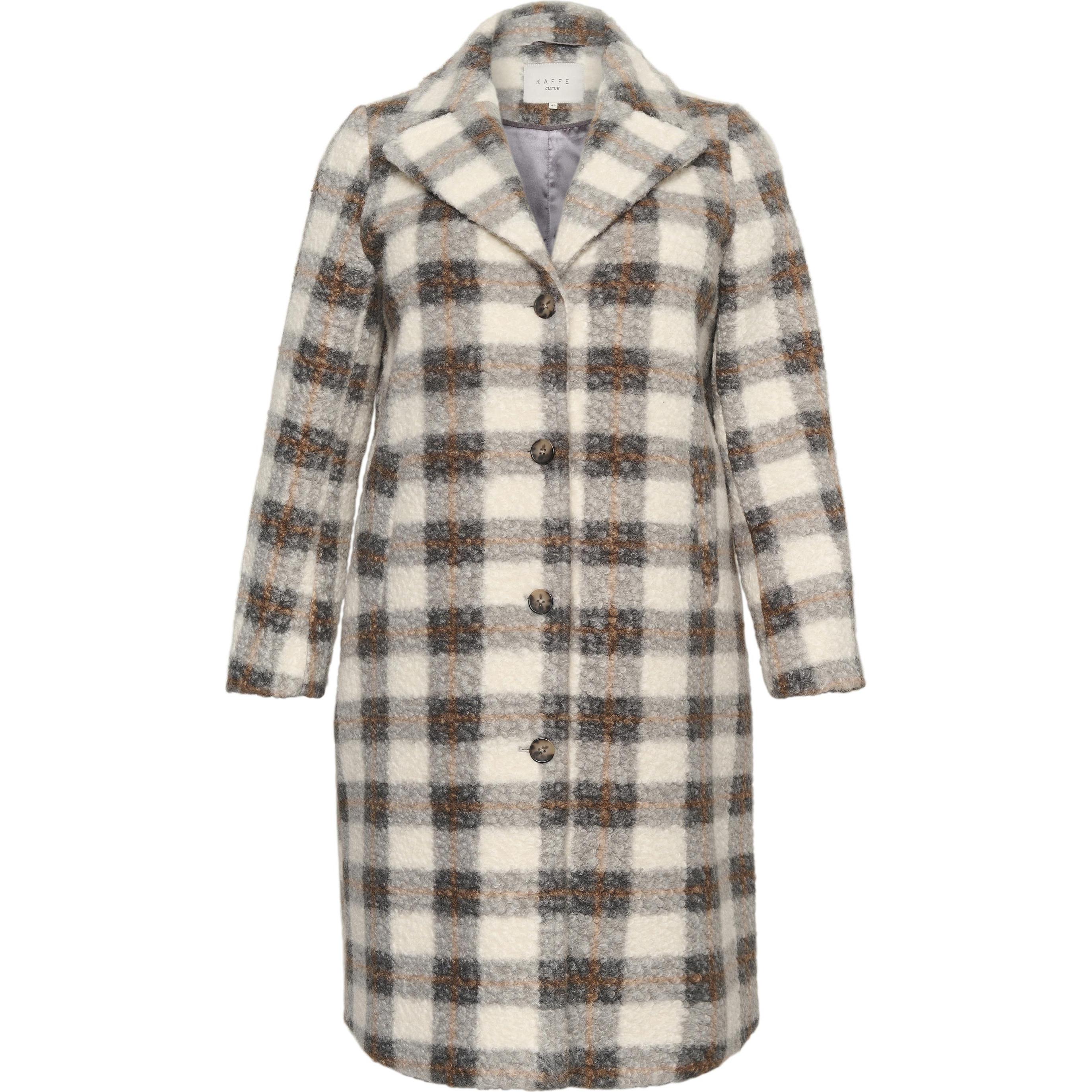 Kaffe, Donne, Cappotto + Giacca lunga, Salina, Grigio