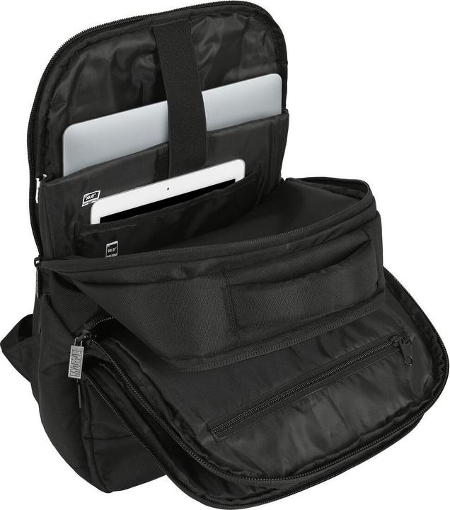 Produktbild Laptop- und Tablet-Rucksack mit USB-Anschluss Schwarz