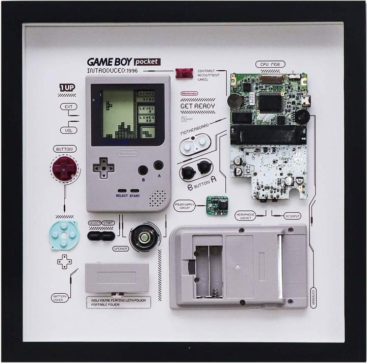 Produktbild Xreart Zerlegter Game Boy im Bilderrahmen