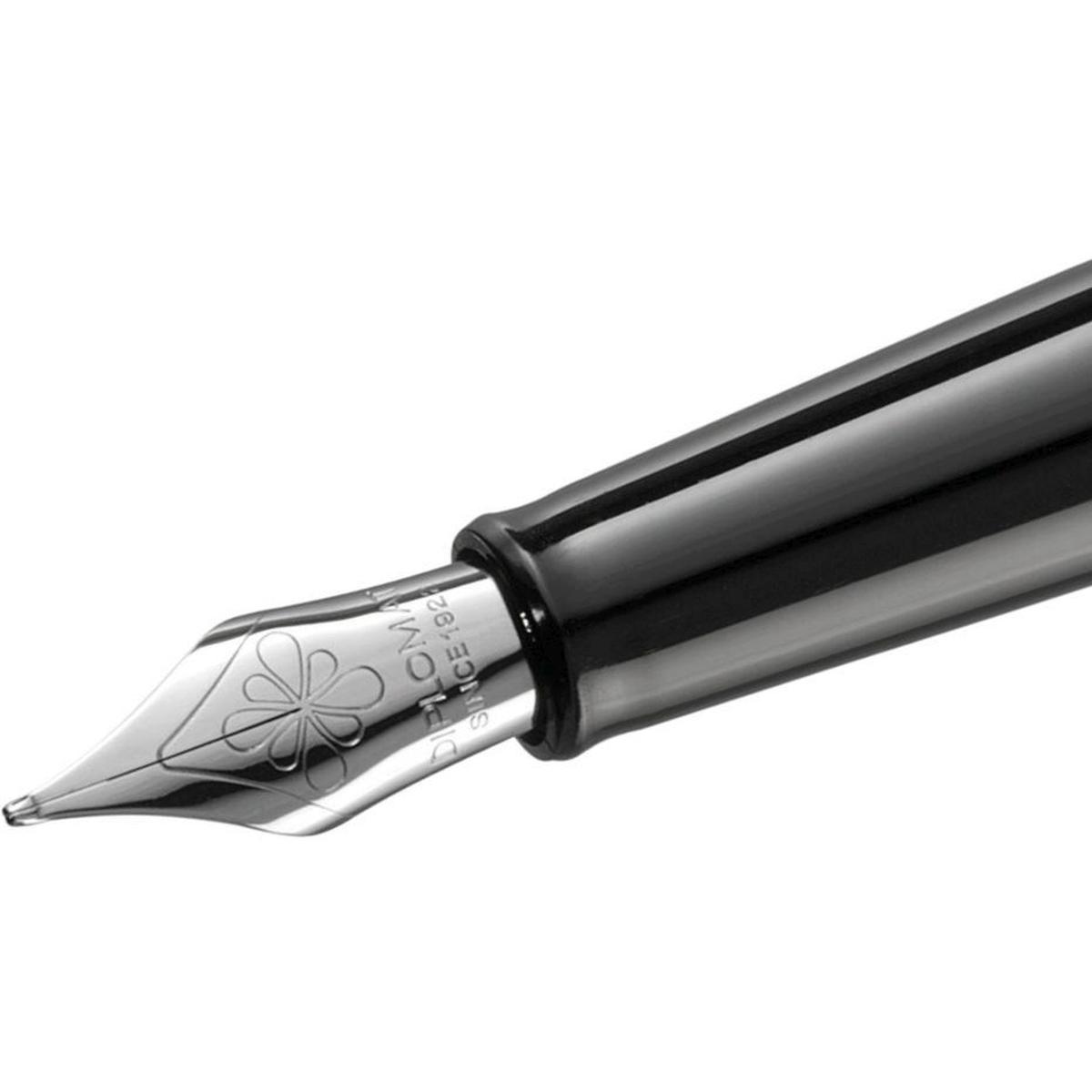 Diplomat, Schreibstifte, Federaggregat mit Edelstahlfeder Traveller Breite M (Silber, 1 x)