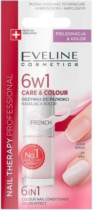 Productafbeelding Eveline Nail Therapy Care&Colour 6In1 Conditioner Om De Klauw te Kleuren Frans 5Ml (5 ml)