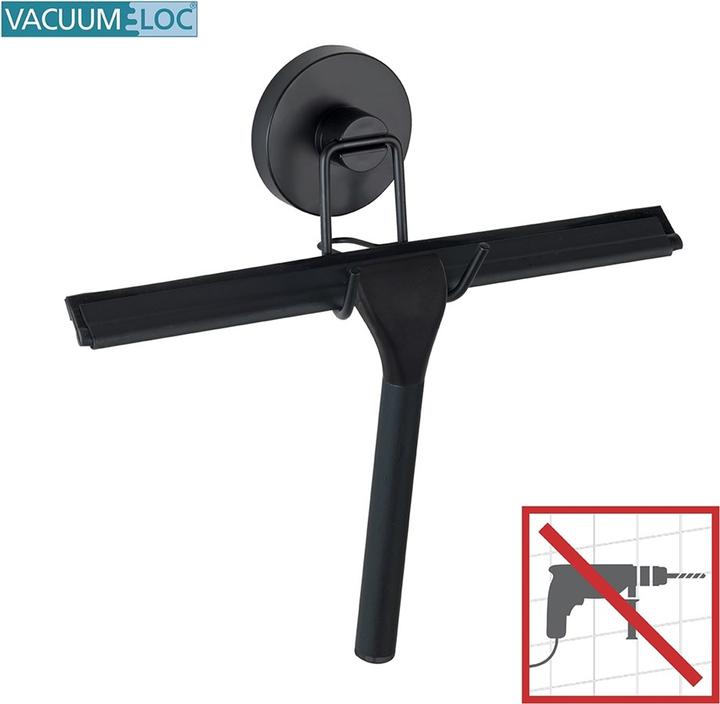 Immagine prodotto Wenko Spatola per box doccia Vacuum-Loc 25 cm Nero