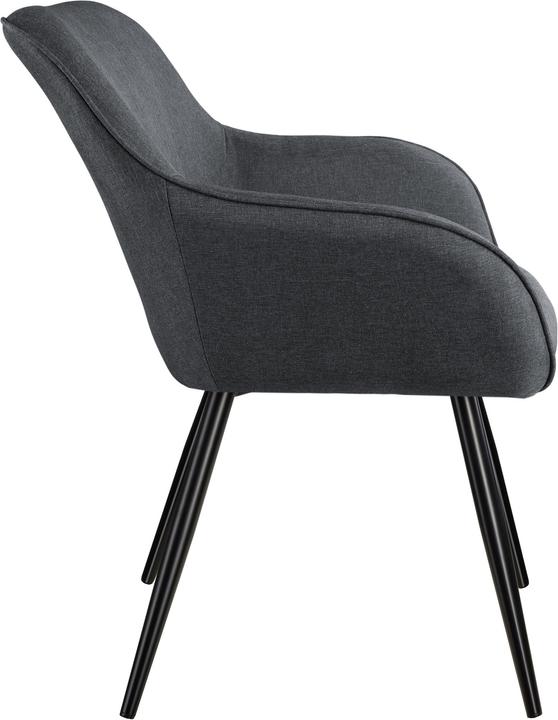 Produktbild tectake 2erSetStuhlMarilynLeinenoptik