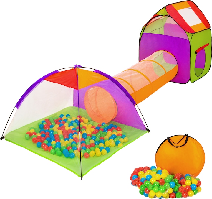 Actual product image tectake Play tent with tunnel