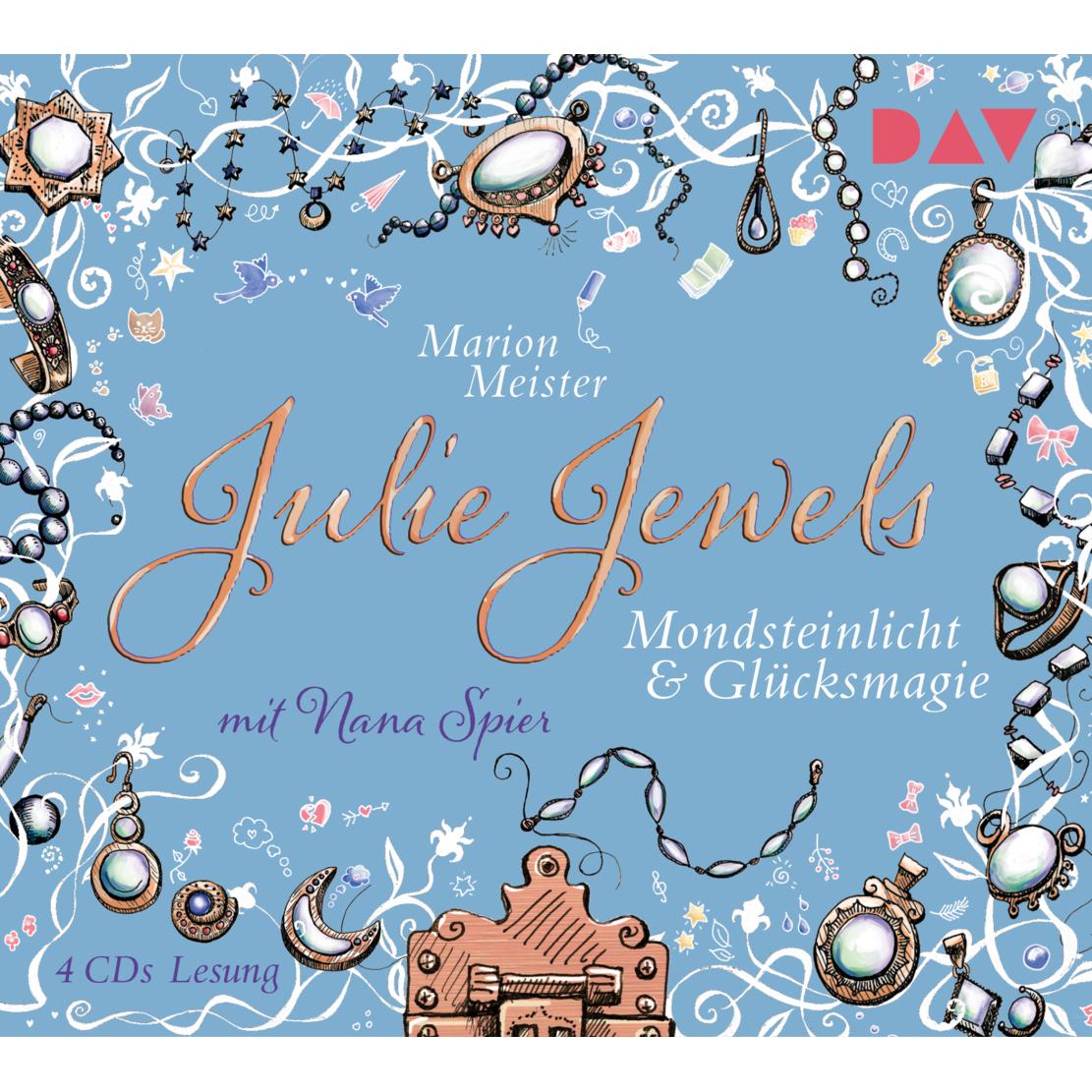 Thumbnail - Julie Jewels – Teil 3: Mondsteinlicht und Glücksmagie, Hörbücher von Marion Meister