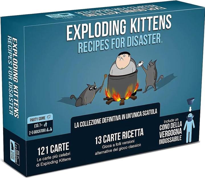 Produktbild Asmodée Exploding Kittens: Recipes for Disaster - Ed. Italiana (Italienisch, 2 - 5 Spieler)