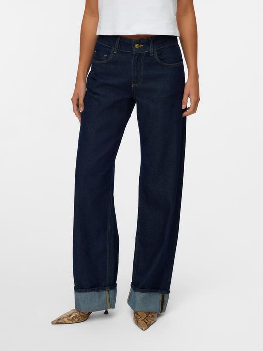 Immagine prodotto Vero Moda SNRANCY Mid Rise Weiter Beinschnitt Jeans Jeans (W26/L30)