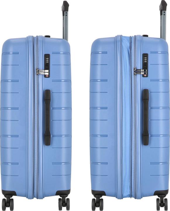 Actual product image Polestream Strz by Asteroid 4 Rollen Trolley L 74 cm mit Dehnfalte (92 l)