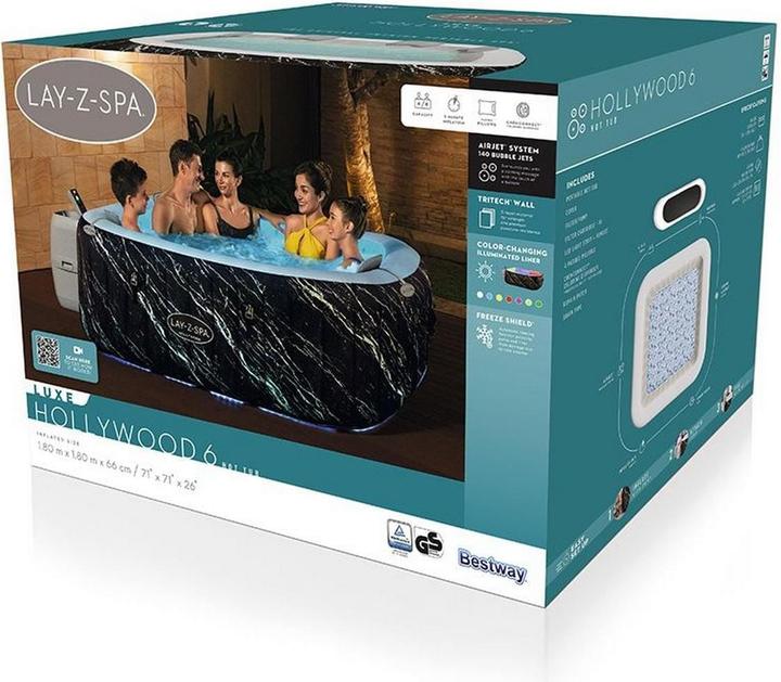 Immagine prodotto Bestway Lay-Z-Spa Hawaii Smart Luxe (6 Persone)