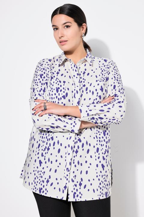 Immagine prodotto Studio Untold Hemdbluse, Boxy Shape, Sprenkel-Print (58)