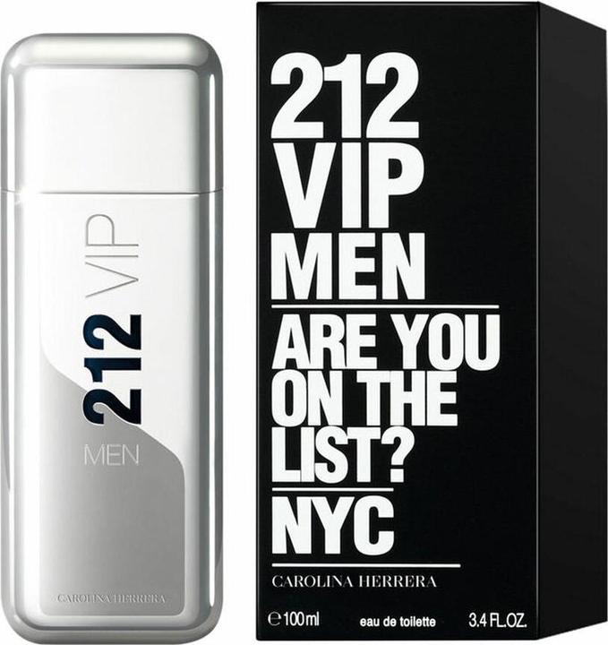 Actual product image Carolina Herrera 212 Vip Men Eau De Toilette 100ml Vaporizador (Eau de toilette, 100 ml)