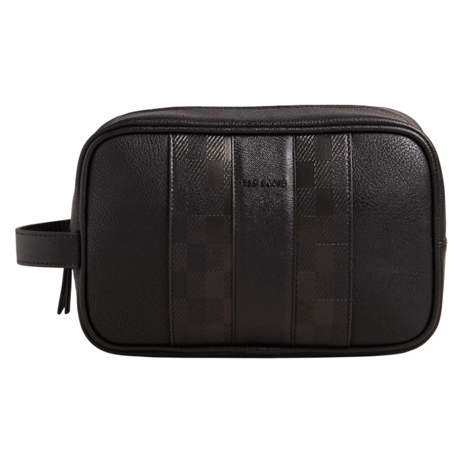 Ted Baker, Necessaire, Waydee House Check Washbag, Schwarz