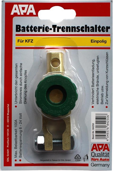 Produktbild LAS Batterie-Unterbrecher