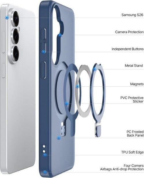 Produktbild Dux Ducis Yind MagSafe Series Hardcase Hülle (Samsung Galaxy S26)