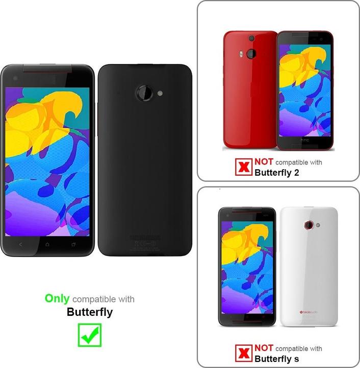 Actual product image Cadorabo Chain case for HTC BUTTERFLY necklace cover adjustable