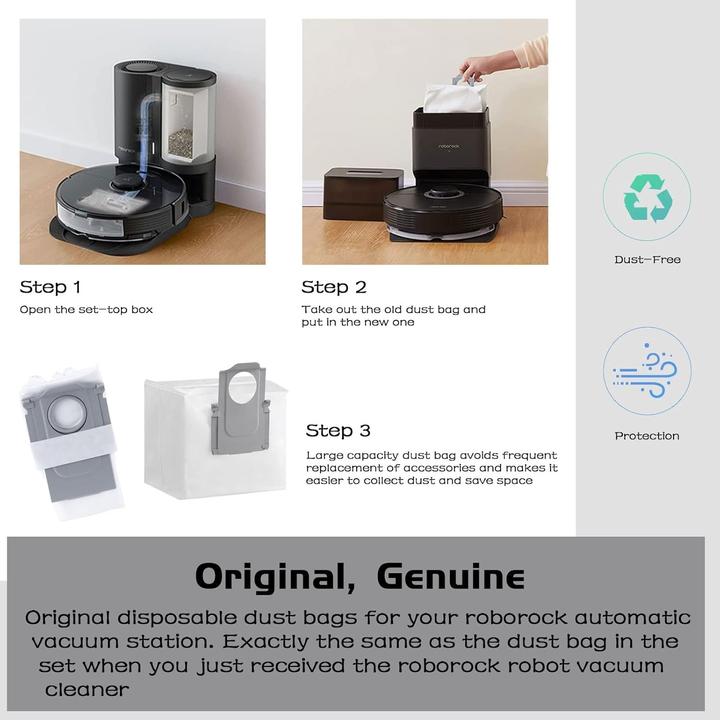 Image du produit Roborock Staubbeutel-Set für Absaugstation (6 x)