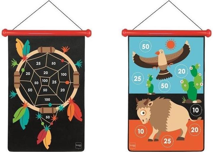 Actual product image Scratch Indian dart game (French, German, Italian, 1 - 4 Players)