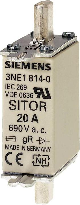 Produktbild Siemens SITOR Sicherung 3NE1 690V 16A Grösse 000 (16 A)