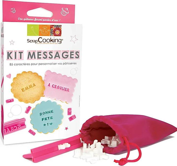 Produktbild ScrapCooking Biskuit "Set messages"